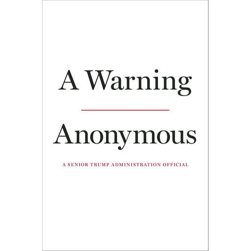 A Warning by Anonymous Anonymous Hardcover - The Book Bundle