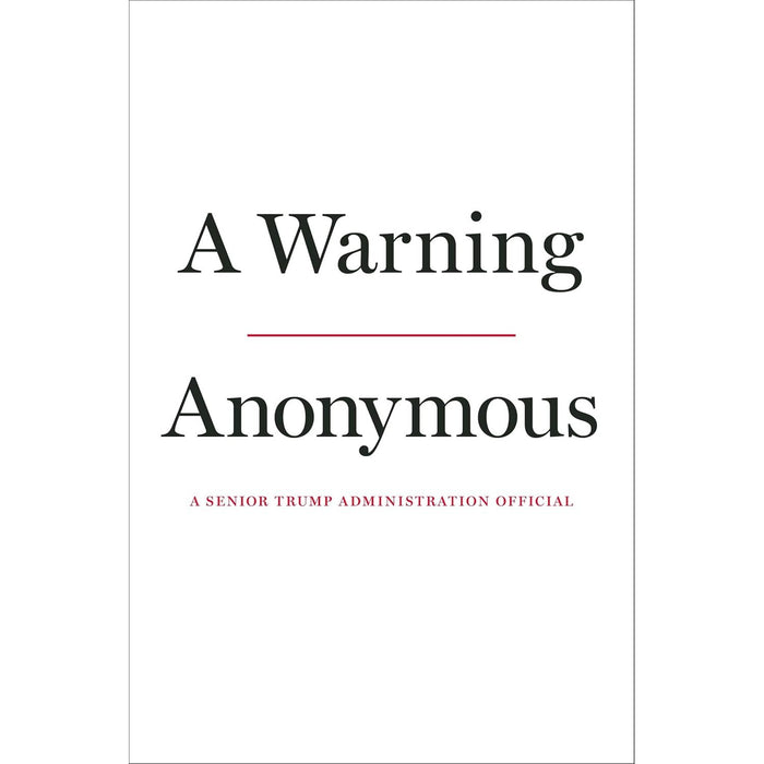 A Warning by Anonymous Anonymous Hardcover - The Book Bundle