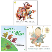 Mem Fox Collection 3 Books Set(Wilfrid Gordon Mcdonald Partridge, Where is the Green Sheep?  & Ten Little Fingers and Ten Little Toes) - The Book Bundle