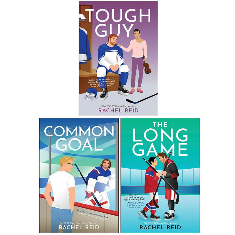 Game Changers Series 2 Collection 3 Books Set By Rachel Reid(Common Goal , The Long Game & Tough Guy) - The Book Bundle
