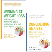 Winning at Weight Loss, Conquering Anxiety 2 Books Collection Set by Nik Speakman, Eva Speakman - The Book Bundle