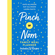 Bluebird Ltd hardcover set of Pinch Of Nom air fryer and food planner books by Kate and Kay Allinson with Laura Davis, featuring colorful covers.