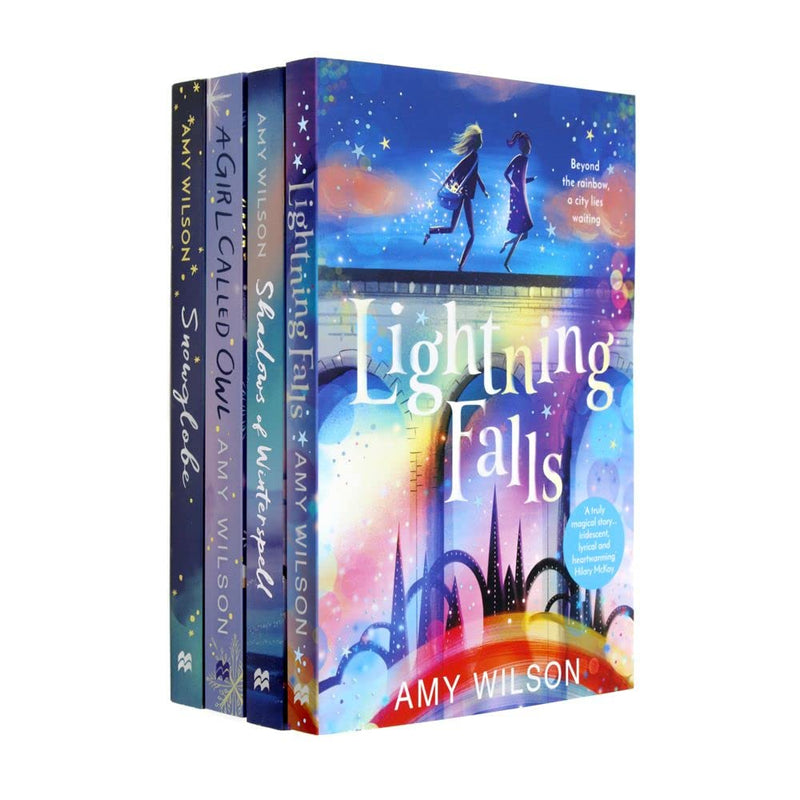 Amy Wilson 4 Books Collection Set (Snowglobe, Shadows of Winterspell, A Girl Called Owl ,Lightning Falls) - The Book Bundle