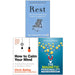 Rest Why You Get More Done When You Work Less, How to Calm Your Mind and The Magnetic Personality 3 Books Collection Set - The Book Bundle