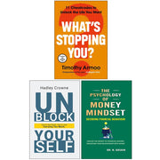 What’s Stopping You,Unblock Yourself ,Psychology of Money 3 Books Collection Set - The Book Bundle