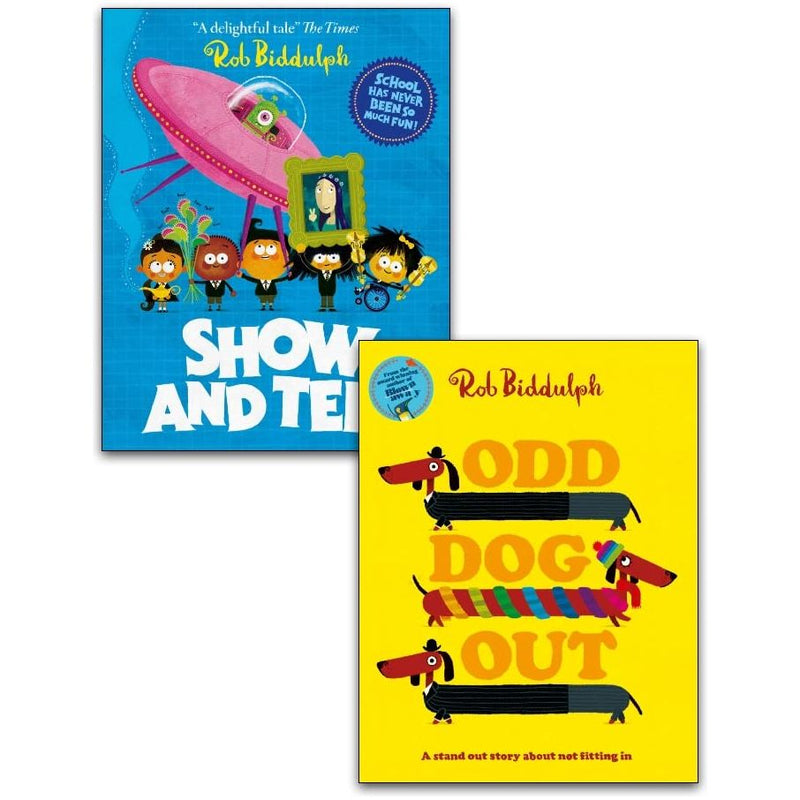 Rob Biddulph Collection 2 Books Set (Odd Dog Out, Show and Tell) - The Book Bundle