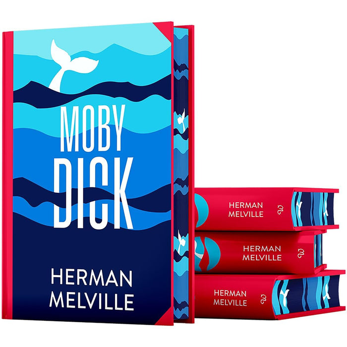Moby Dick by Herman Melville: Wilco Classics Sprayed Edge Premium by Herman Melville - The Book Bundle
