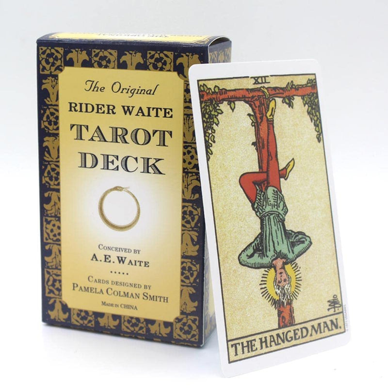 Rider Waite Tarot Deck by A.E. Waite and Pamela Colman Smith, showing colorful tarot cards from the classic card set.