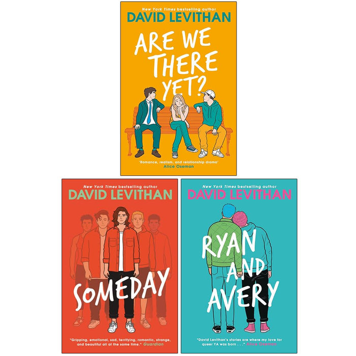 David Levithan 3 Books Collection Set (Are We There Yet?, Someday and Ryan and Avery) - The Book Bundle
