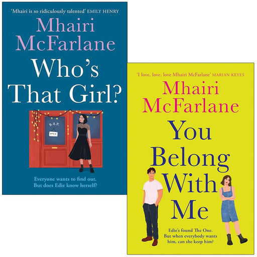 Edie Thompson Series 2 Books Collection Set By Mhairi McFarlane (Who's That Girl and You Belong with Me) - The Book Bundle