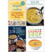 Bored of Lunch [Hardcover], Soups for Your Slow Cooker, The Healthy Slow Cooker Cookbook, The Skinny Slow Cooker Soup Recipe Book 4 Books Collection Set - The Book Bundle