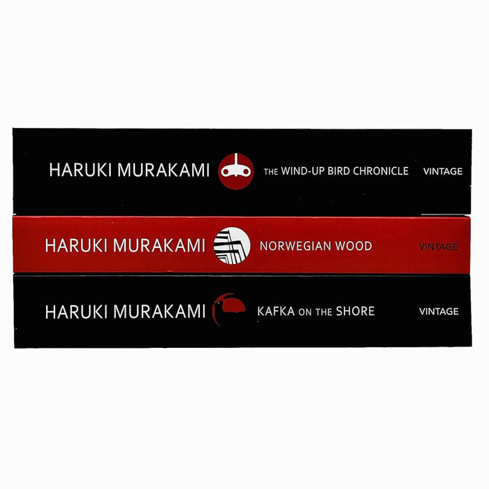 Haruki Murakami 3 Books Collection Set (Norwegian Wood, Kafka & The Wind Up) - The Book Bundle
