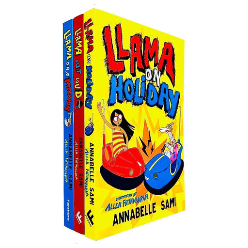 Llama Out Loud Series Collection 3 Books Set By Annabelle Sami (Llama Out Loud!, Llama on a Mission, Llama on Holiday) - The Book Bundle
