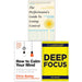 The Perfectionist's Guide to Losing Control, How to Calm Your Mind and Deep Focus 3 Books Collection Set - The Book Bundle