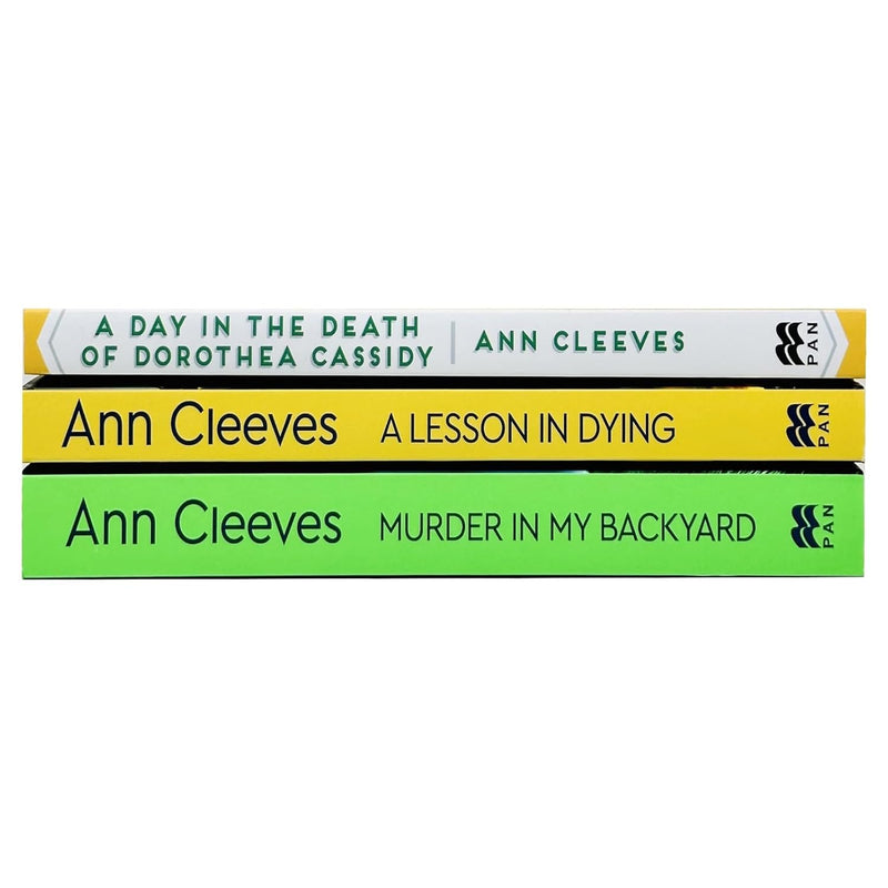 Inspector Ramsay Collection 3 Books Set by Ann Cleeves A Lesson in Dying,Murder - The Book Bundle