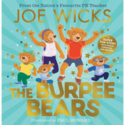 Joe Wicks Collection 2 children's books set featuring A Christmas Adventure and The Burpee Bears for ages 3–5.