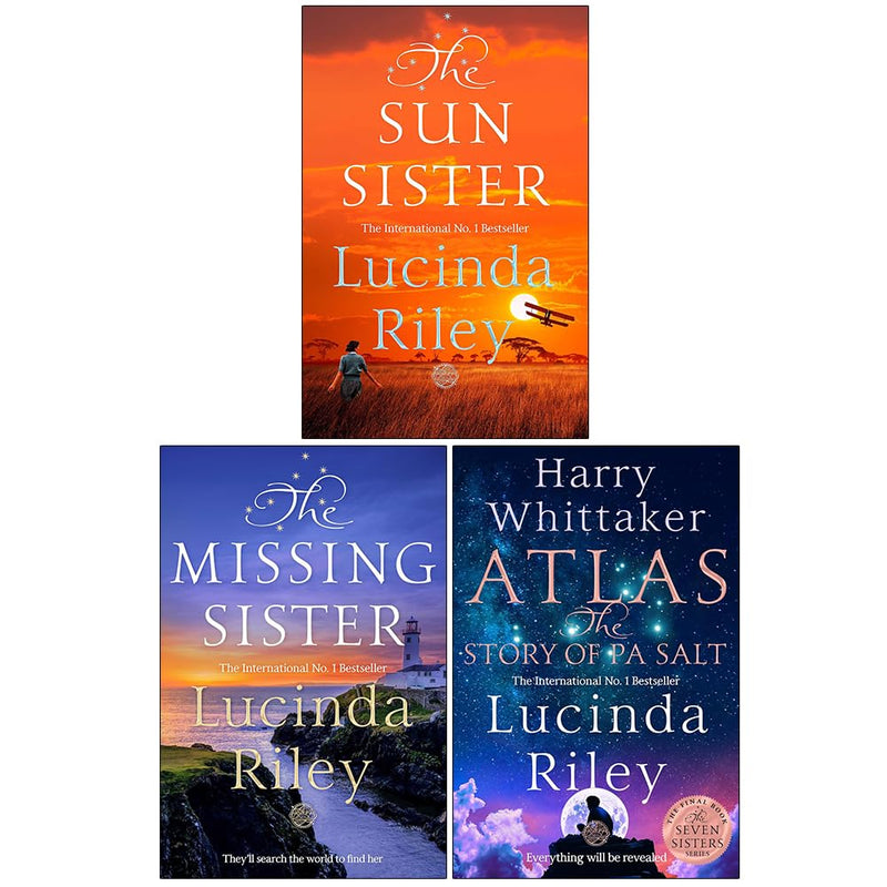 The Seven Sisters 3 Books Collection Set by Lucinda Riley and Harry Whittaker - Fiction - Paperback