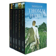 Set of Thomas Hardy classic editions including Jade the Obscure and Far from the Madding Crowd, featuring five novels in hardcover.
