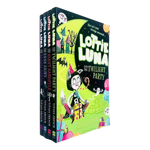 Lottie Luna Vivian French Collection 4 Books Set Twilight Party, Bloom Garden - The Book Bundle