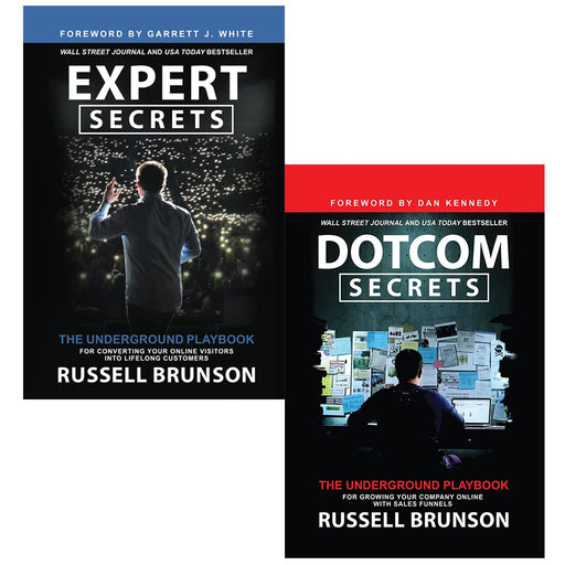 Russell Brunson Collection 2 Books Set (Expert Secrets, Dotcom Secrets) - The Book Bundle