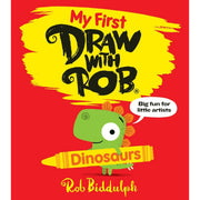 Rob Biddulph Collection of 5 paperback children's books including My First Draw series, When I Grow Up, Blue-Footed Booby, and Odd Dog Christmas