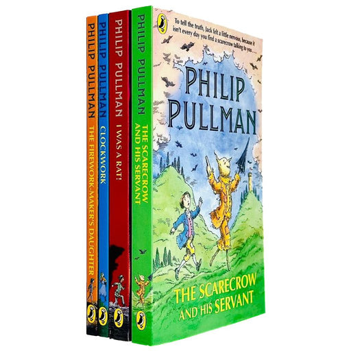 Philip Pullman Collection 4 Books Set (I Was a Rat! Or The Scarlet Slippers, The Firework Maker's Daughter, Clockwork or All Wound Up) - The Book Bundle