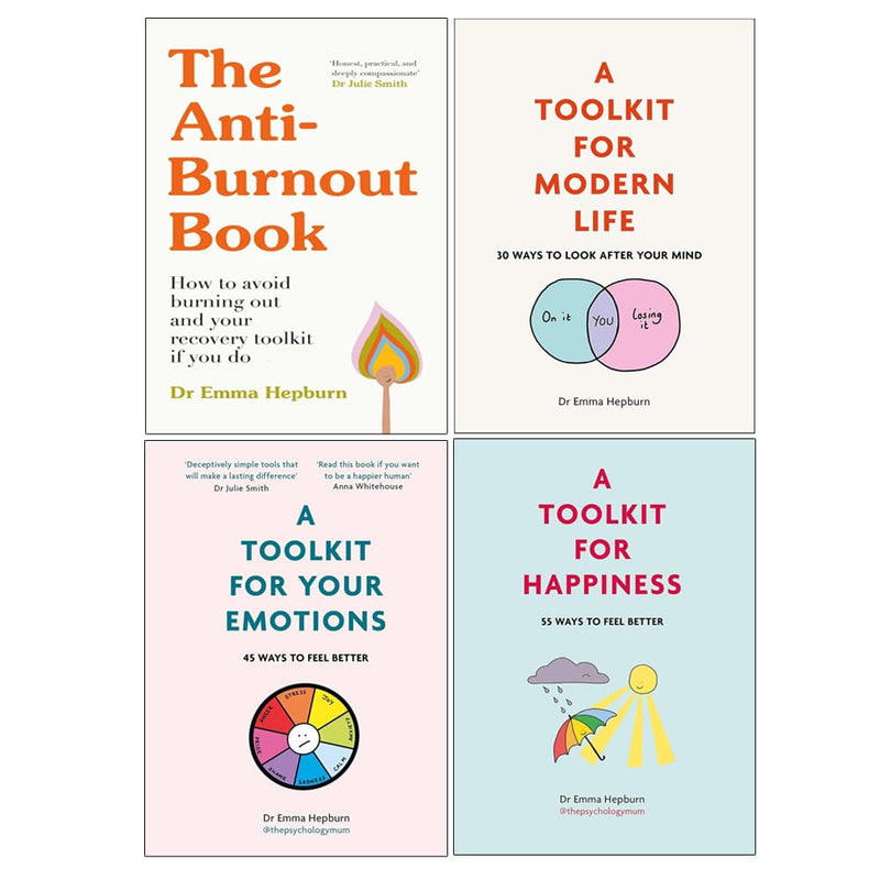 Mental Health Toolkit for Busy Professionals By Dr Emma Hepburn 4 Books Collection Set - Non Fiction - The Book Bundle