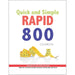 The Fast 800 Treats Recipe Book, Quick and Simple Rapid 800 Cookbook & The Rapid 800 Cookbook 3 Books Collection Set - The Book Bundle