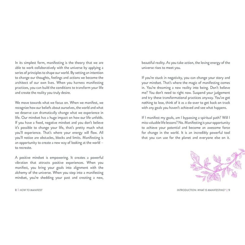 Gill Thackray 2-book collection set including "How to Manifest" and "The Manifestation Journal" by Michael O'Mara Books UK Ltd.