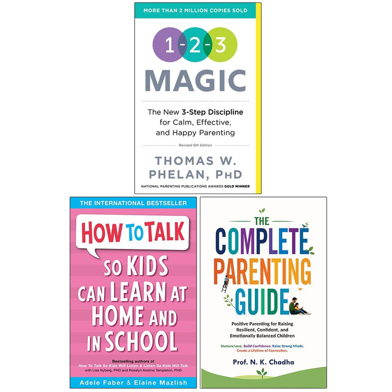 1-2-3 Magic, The Complete Parenting Guide & More 3 Books Collection Set - Non Fiction - Paperback