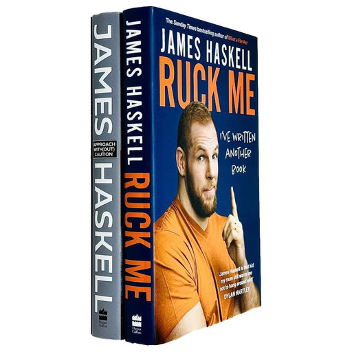 James Haskell Collection 2 Books Set (Approach Without Caution & Ruck Me) - The Book Bundle