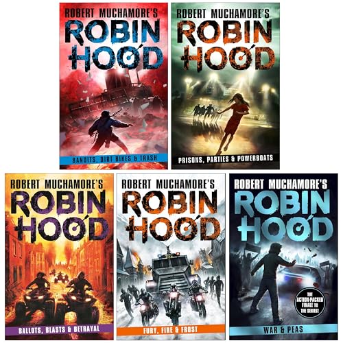 Robin Hood 5 Books Collection Set Volumes 6-10 by Robert Muchamore - Fiction - Paperback