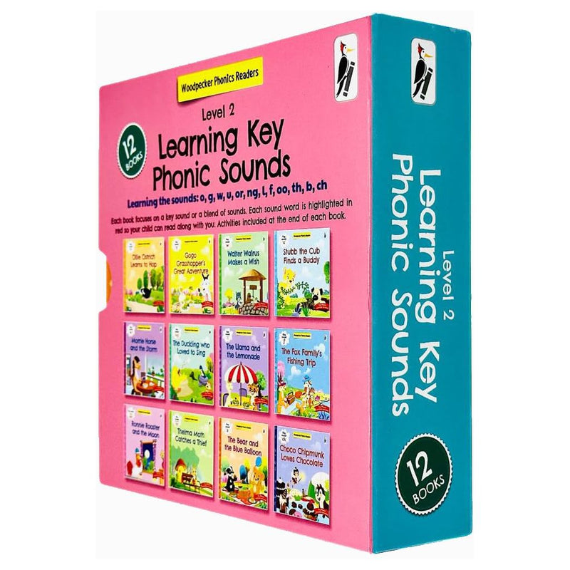 My Second Phonic Sounds 12 Books Collection Box Set with Included Fun Activities (Learning Key Level 2) - The Book Bundle