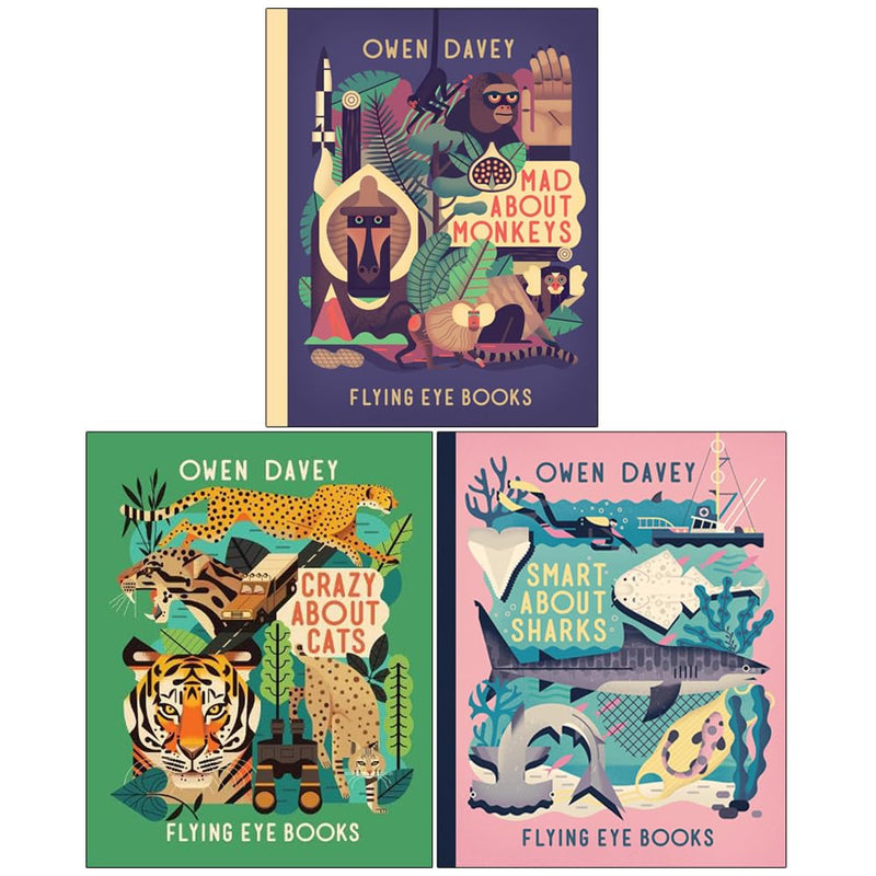 Animal Series Collection by Owen Davey 3 Books Collection Set - Ages 3–7 - Hardback - The Book Bundle