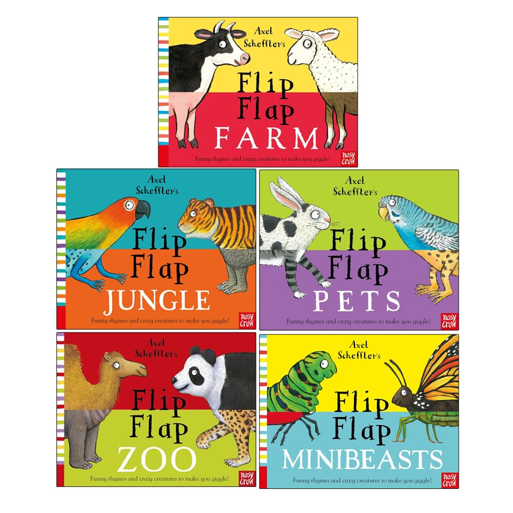 Flip Flap Farm Flip Flap Jungle 5 Book Set Axel Scheffler — The