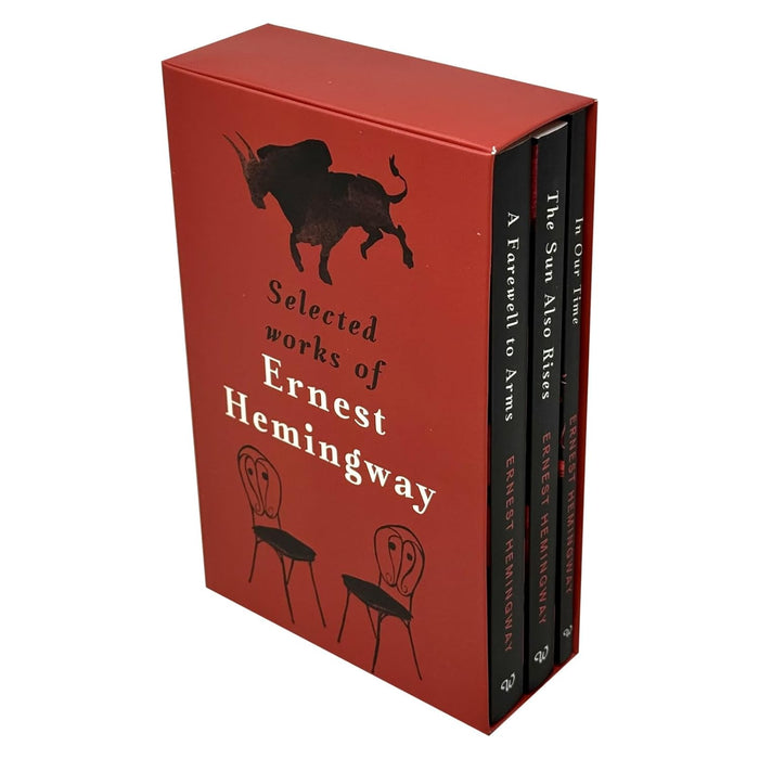 Selected Works of Ernest Hemingway 3 Books Collection Box Set(In Our Time, The Sun Also Rises & A Farewell to Arms) - The Book Bundle