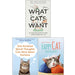 What Cats Want, One Hundred Secret Thoughts Cats Have About Humans, How to Have A Happy Cat 3 Books Collection Set - The Book Bundle