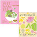 Vietnamese Simple Vietnamese food to cook at home & Vietnamese Vegetarian By Uyen Luu 2 Books Collection Set - The Book Bundle