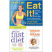It's Not A Diet, Eat It, The Fast Diet & No Grain Smarter Brain Body Diet Cookbook 4 Books Collection Set - The Book Bundle