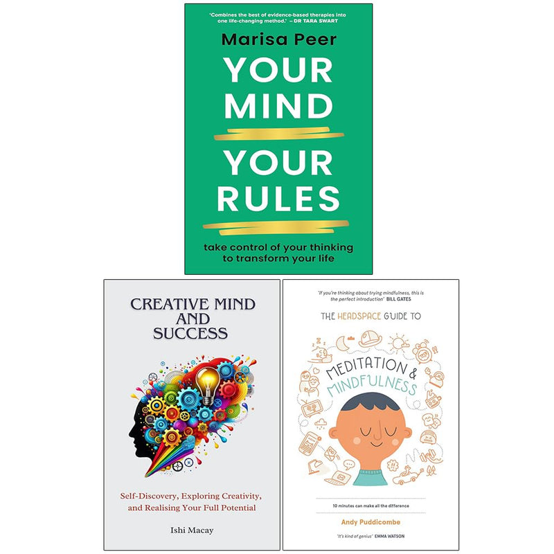 The Headspace Guide To Mindfulness & Meditation, Your Mind, Your Rules 3-Book Set - Non Fiction - Mixed Format