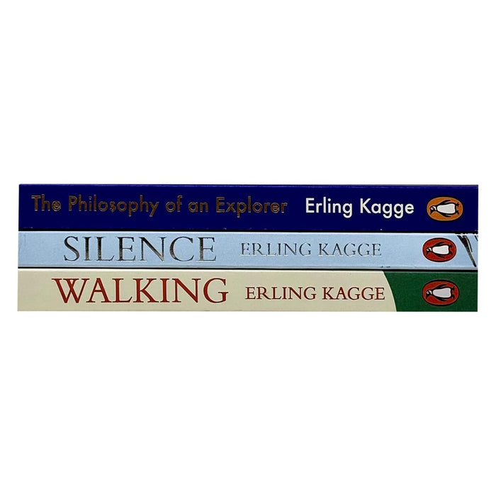 Erling Kagge 3 Books Collection Set (Walking One Step at a Time, Silence In the Age of Noise &amp; The Philosophy of an Explorer) - The Book Bundle
