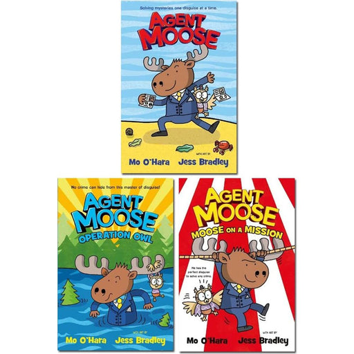 Agent Moose Collection 3 Books Set By Mo O'Hara (Agent Moose, Operation Owl ) - The Book Bundle