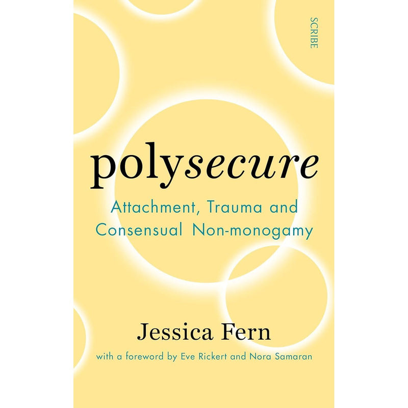 Jessica Fern Polysecure trauma and non-monogamy books collection by Scribe Ltd, featuring two guidebooks on attachment and relationships.
