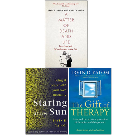 A Matter of Death and Life, The Gift of Therapy, Staring at the Sun 3 Books Collection Set By Irvin Yalom - The Book Bundle