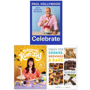 Celebrate Joyful Baking All Year Round, Baking with Kim-Joy & Crazy For Cookies, Brownies & Bars 3 Books Collection Set - The Book Bundle