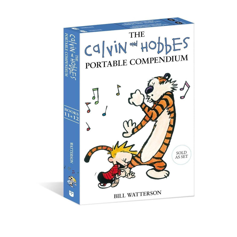 Calvin and Hobbes Portable Compendium 1-12 Books Collection in 6 Set By Bill Watterson - The Book Bundle