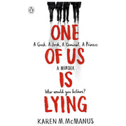Set of five Karen M McManus books including One Of Us Is Lying and One Of Us Is Next, published by Penguin Books.