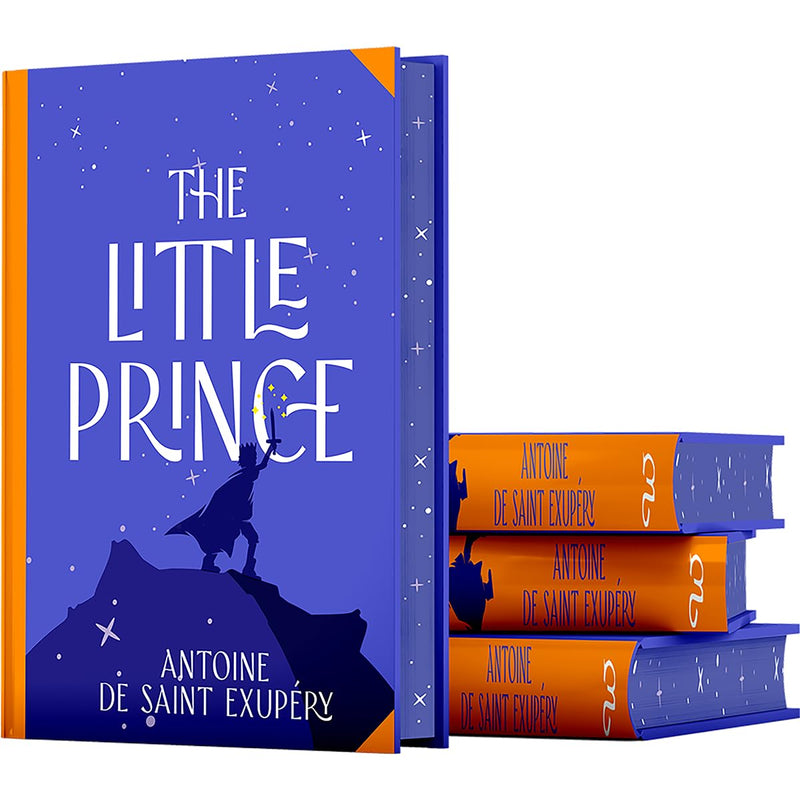 Cover of The Little Prince by Antoine de Saint-Exupery, Wilco Classics Sprayed Edge Premium edition, featuring colorful illustration.
