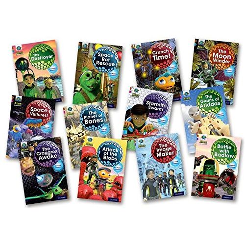 Project X Alien Adventures: Brown Book Band, Oxford Levels 9-11: Brown Book Band Mixed Pack of 12 - The Book Bundle