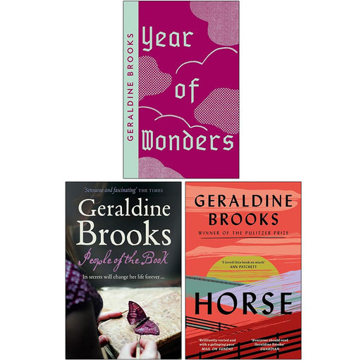 Geraldine Brooks Collection 3 Books Set (Year of Wonders, People Of The Book and Horse) - The Book Bundle
